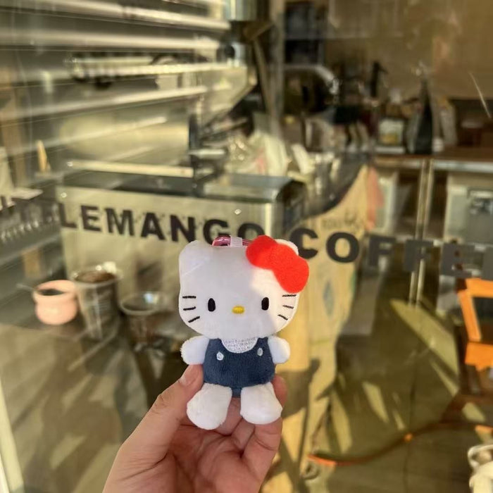 Wholesale Hawaiian Black Cat Plush Pendant Katie Kt Cat Doll Doll Bag Key Pendant