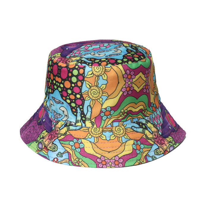 Wholesale Printed Cartoon Bucket Hats JDC-FH-Yuanb026