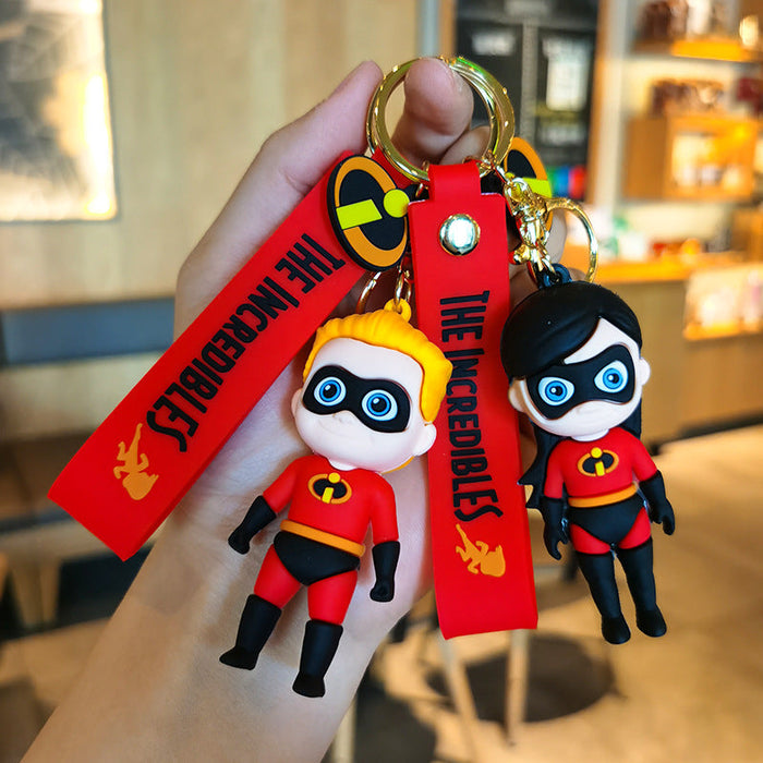 Wholesale silicone cute animation key chain （F） JDC-KC-YMeng015