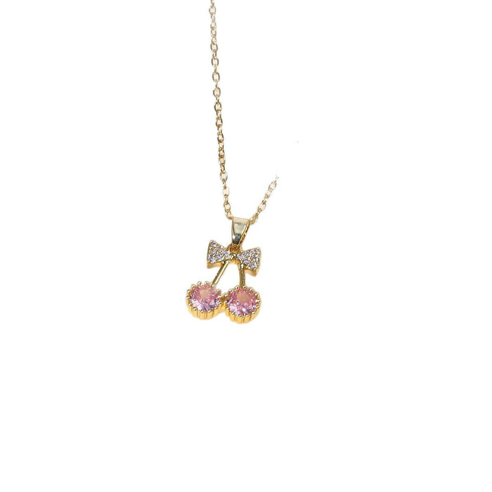 Wholesale Necklace Colored Zircon 26 English Letter Pendant Fashion Letter Pendant Jewelry
