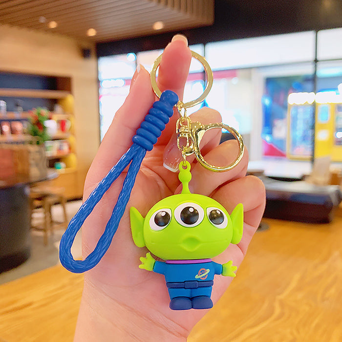 Wholesale Silicone Cartoon Doll Keychain JDC-KC-MingT155