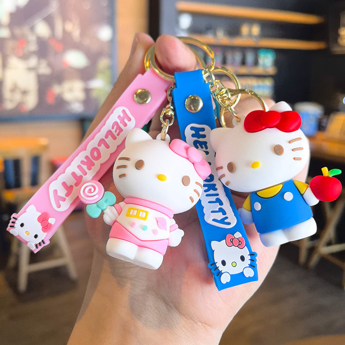 Wholesale Cat Plush Pendant Keychains