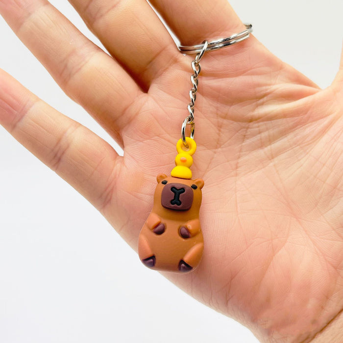 Wholesale  Cartoon Keychain Bag Pendant Soft Glue Doll  Keychain