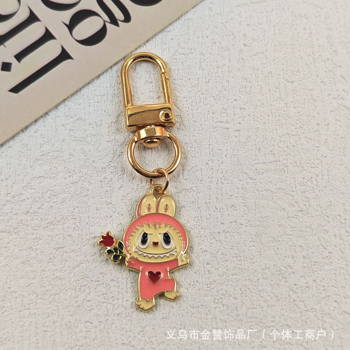 Wholesale Cartoon Couple Keychain Pendant Alloy Fashion Toy Bag Ornament Doll Cute Gift