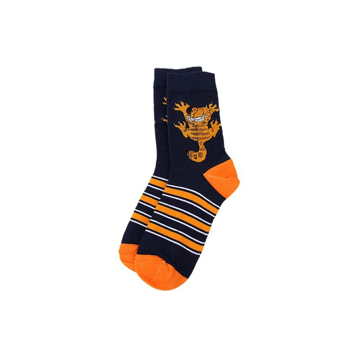 Wholesale Leisure Sports Jacquard Four Seasons Youth Women Cotton Couple Middle Socks Men Trendy Socks Long Socks