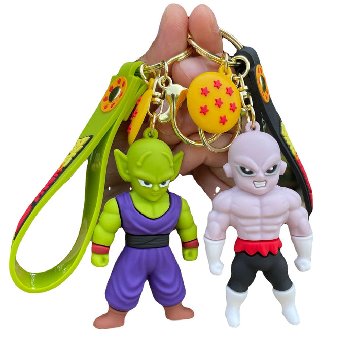 Wholesale Dropping glue doll keychain cartoon student backpack pendant car keychain claw machine blind box