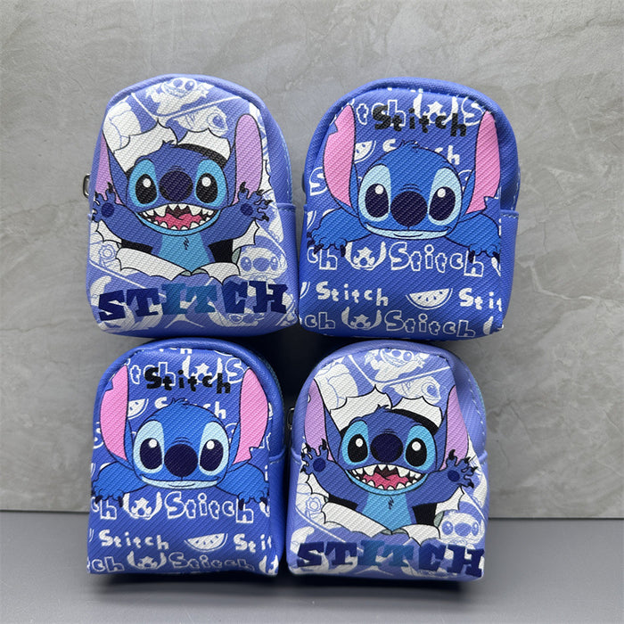Wholesale Mini backpack, coin purse, blue long ear headphones, keychain