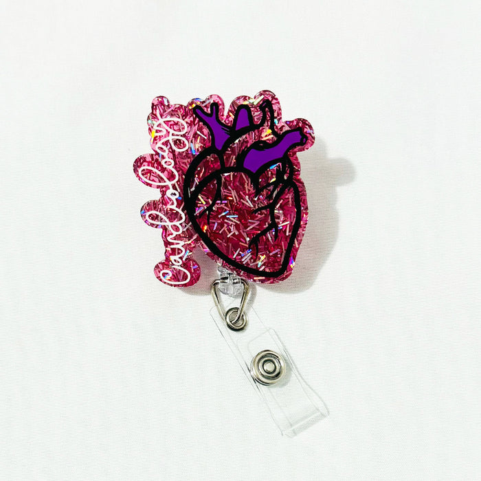 Wholesale Acrylic Glitter Heart Easy-pull Buckle JDC-KC-KaMei006