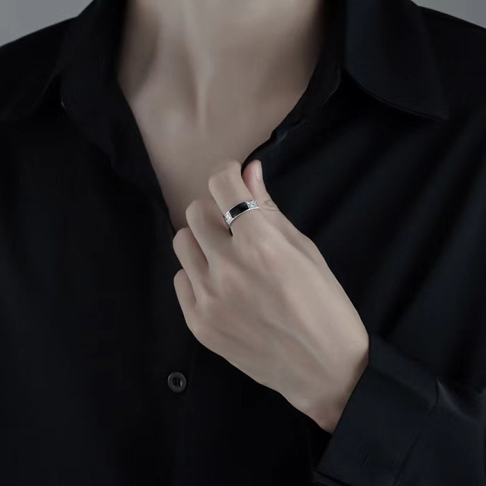 Wholesale Pure silver ring versatile, high-end, niche open-end ring