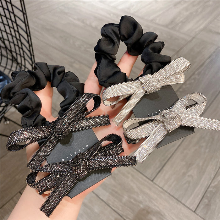 Wholesale Rhinestone Crystal Hairpin Hairpin Hair Ring Girl Top Clip Back Head Headdress