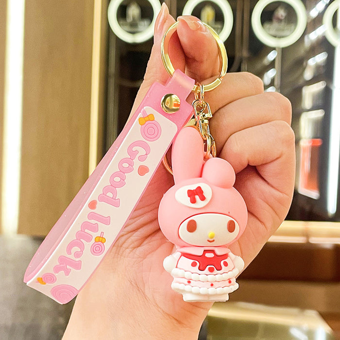 Wholesale Cartoon Doll Silicone Keychain JDC-KC-Benxin039