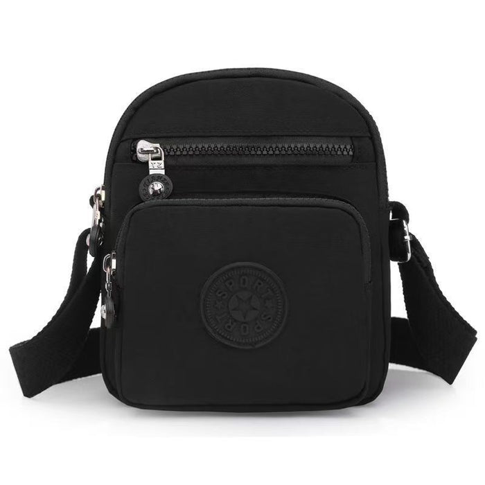 Wholesale Women' s canvas bag portable ladies messenger bag Oxford cloth casual shoulder bag vertical small bag