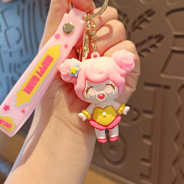 Wholesale Cartoon 3D Doll PVC Keychain JDC-KC-MingT054