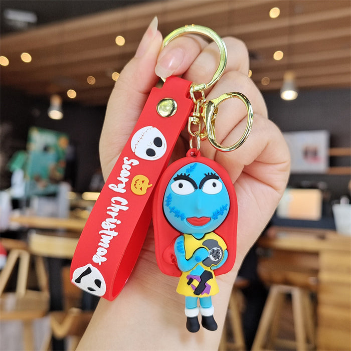 Wholesale Cartoon Doll Silicone Keychain JDC-KC-SuCheng004