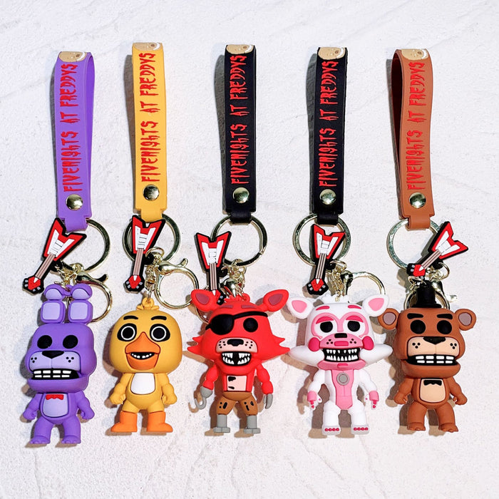 Wholesale Cartoon Doll PVC Keychain JDC-KC-Qiwei002