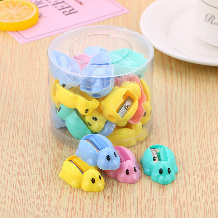 Wholesale Plastic Candy Color Small Pencil Sharpener JDC-PS-Liuj001