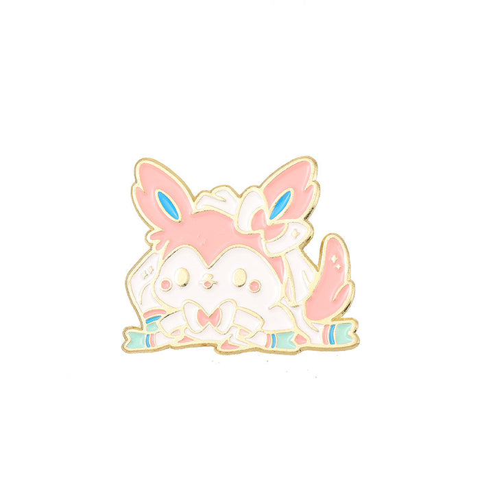 Wholesale Cute Cartoon Animal Enamel Brooch Plated Alloy Badge Boutique Resale Jewelry Accessory