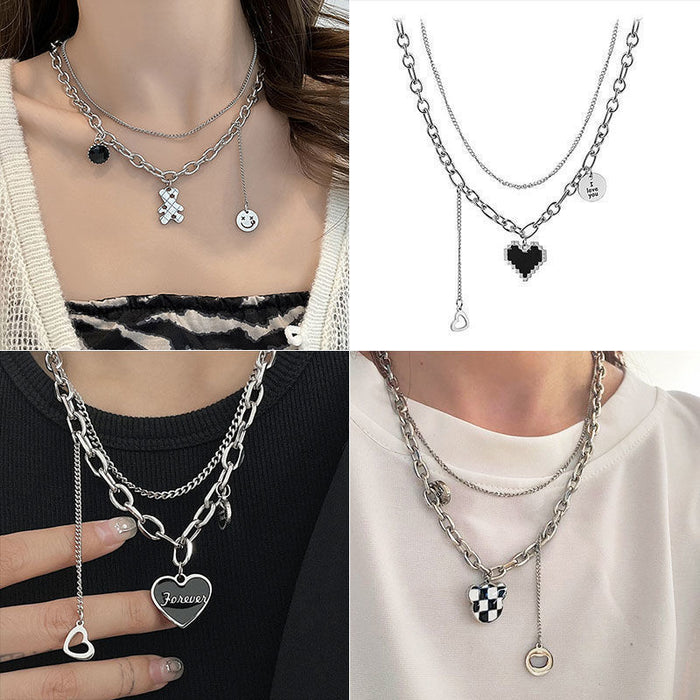 Wholesale Stacking Butterfly Necklace Women's Niche Clavicle Necklace JDC-NE-Mengd003