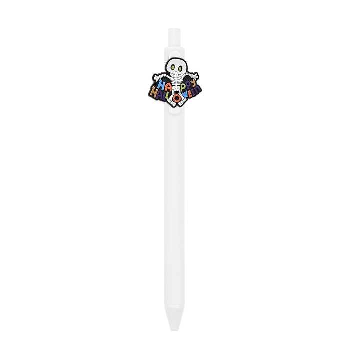 Wholesale  Ghost Polka Dot PVC Soft Gel Retractable Ballpoint Pen MOQ≥10