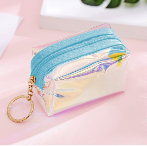 Wholesale PU Transparent Laser Coin Purse JDC-WT-YuanYi002