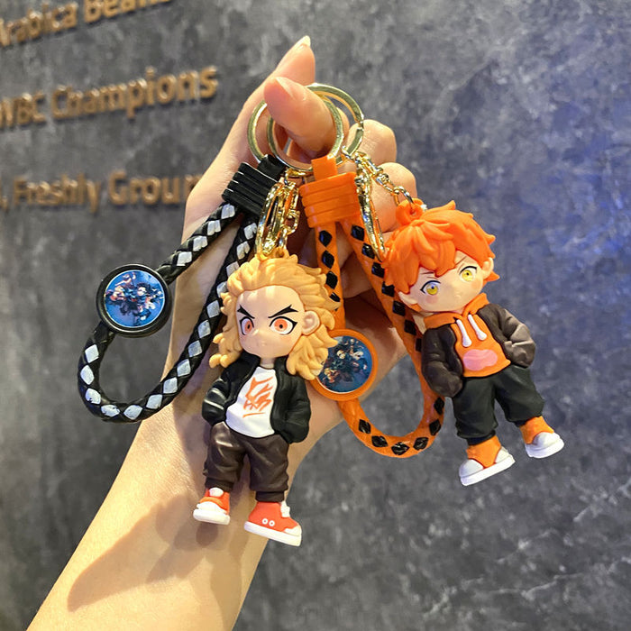 Wholesale Cartoon Doll Bag Pendant Car Key Chain Doll Machine Small Gift