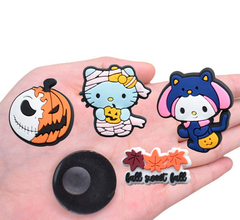 Wholesale Random 100PCS PVC Halloween Cartoon Crocs Accessories JDC-SC-JXQ010