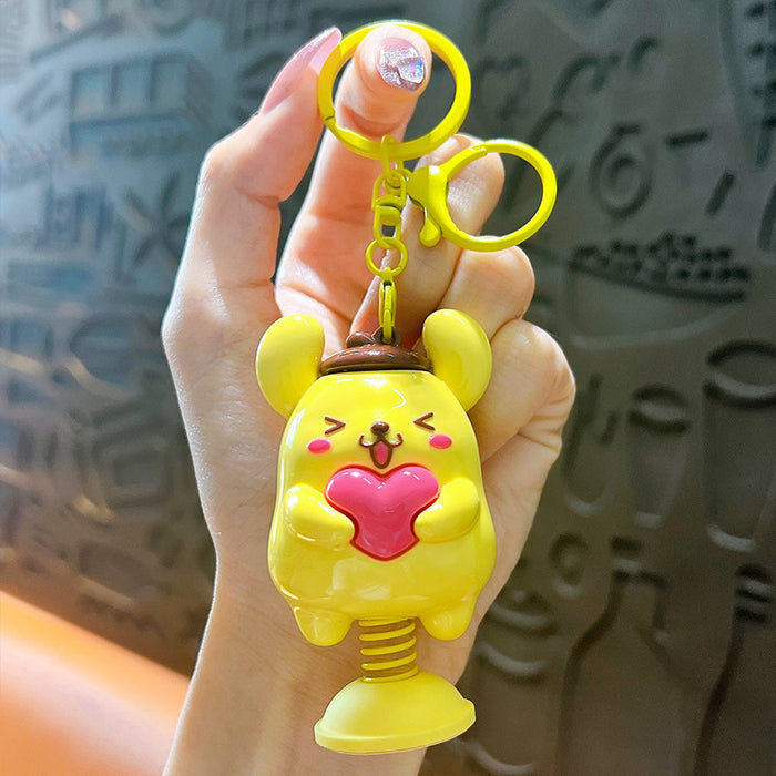 Wholesale PVC Silicone Doll Keychain JDC-KC-YanG075