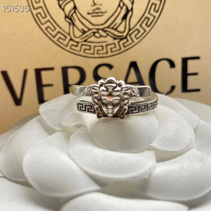 Wholesale Retro adjustable open ring brass material trend niche design ring