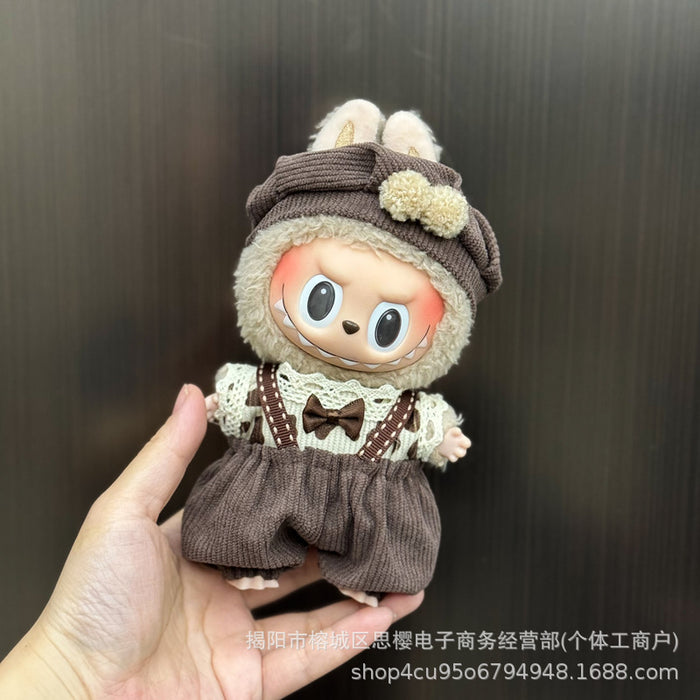 Wholesale Doll Clothes 17cm Pendant Plush Doll Replacement Set