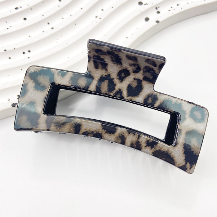 Wholesale Leopard print square claw clip Hair Clips
