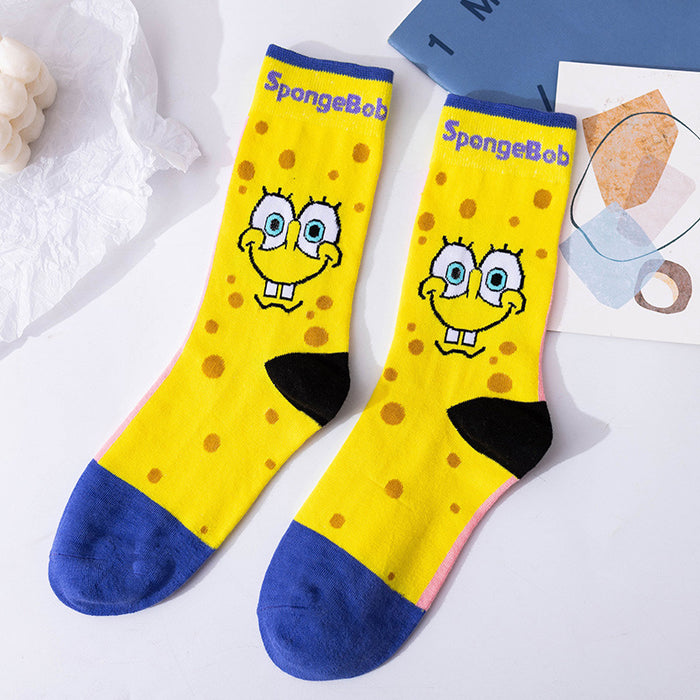 Wholesale Cartoon Trend Cotton Socks Stockings Breathable Sweat Absorbent JDC-SK-JSD002