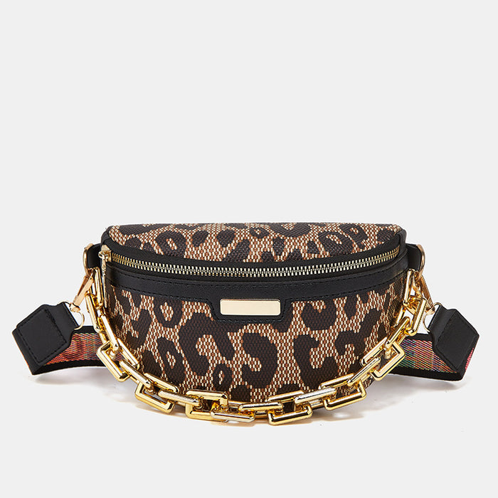 Wholesale PU Printed Crossbody Leopard Print Shoulder Bag JDC-SD-Shic030