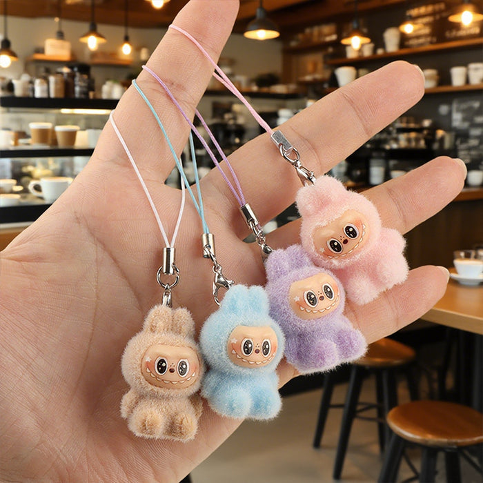 Wholesale Flocked Doll Keychain