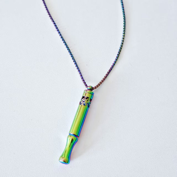 Wholesale Mindfulness Patterned Whistle Necklace