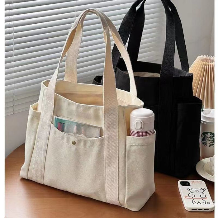 Wholesale Large Capacity Tote Canvas Bag Commuting Versatile Shoulder Bag Bag