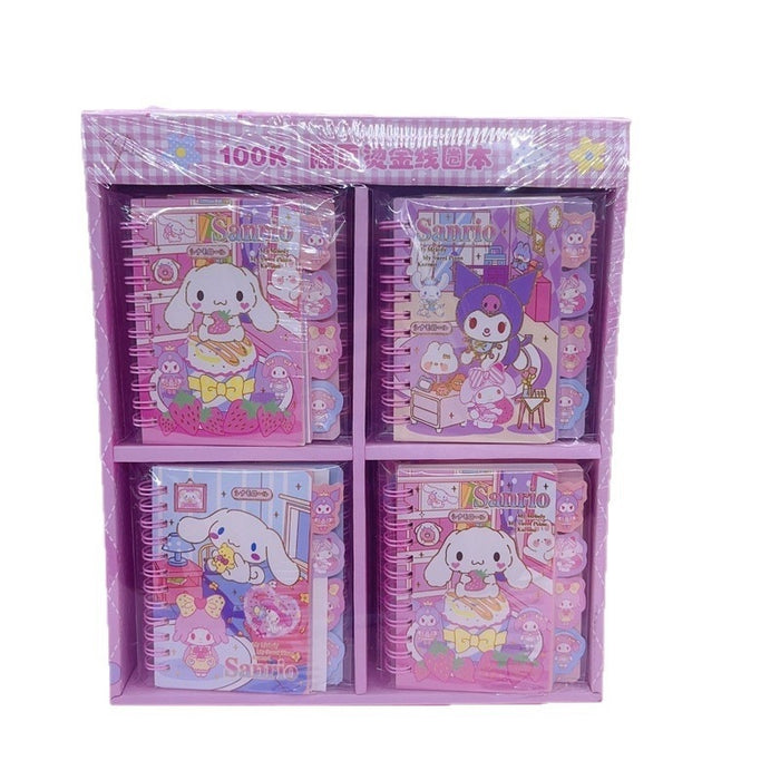 Wholesale 24pcs Cute Spiral Notebook Cartoon Portable Pocket Notebook