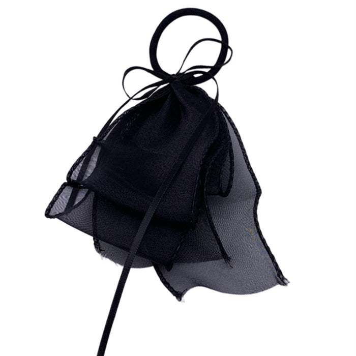 Wholesale Mesh Ribbon Bow Hair Tie 2025 New Headband Ball Hair Accessories