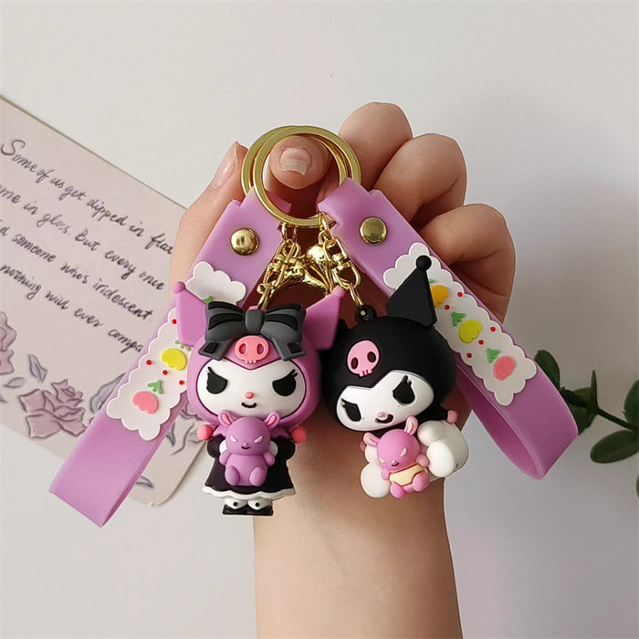 Wholesale Cartoon Silicone Doll Keychain JDC-KC-HaoXi011