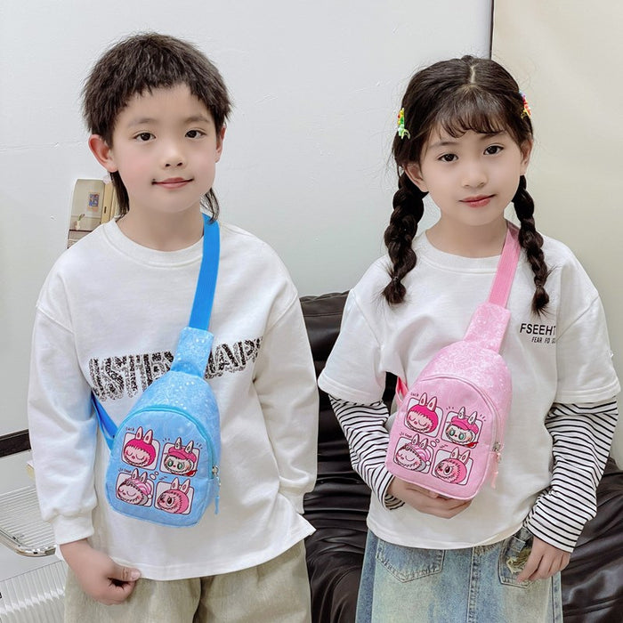 Wholesale Children' s bag cartoon small chest bag boys and girls lightweight and fashionable children' s bag
