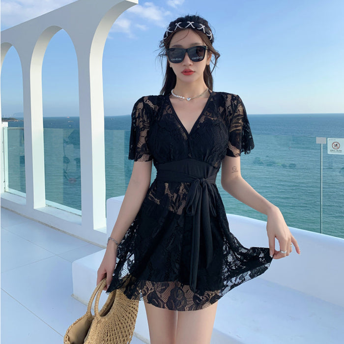 Wholesale Swimsuit Split Three Piece Set Sexy Conservative Hoodie