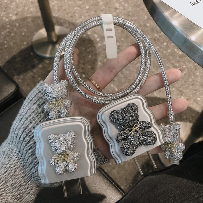 Wholesale 5pcs/ set Charger protective case silicone