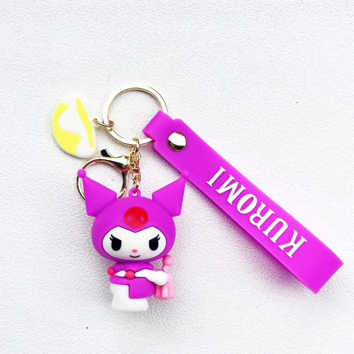 Wholesale PVC Cartoon Doll Keychain JDC-KC-WuYi181