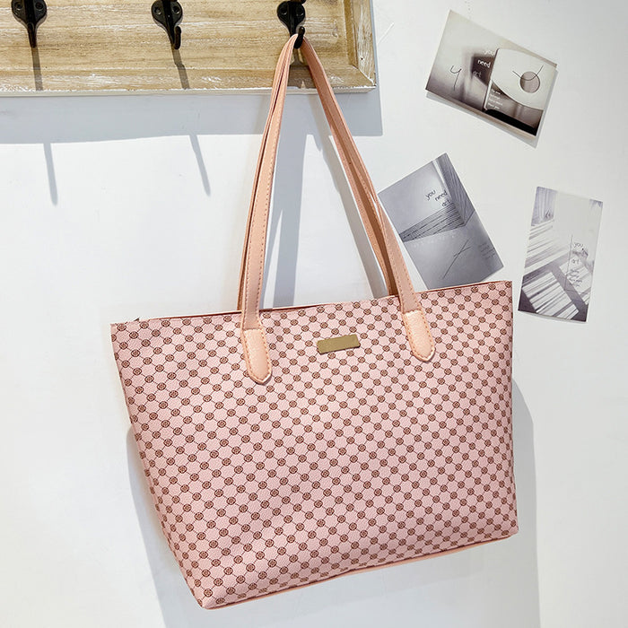 Wholesale Printed tote bag for women, casual large capacity shoulder bag