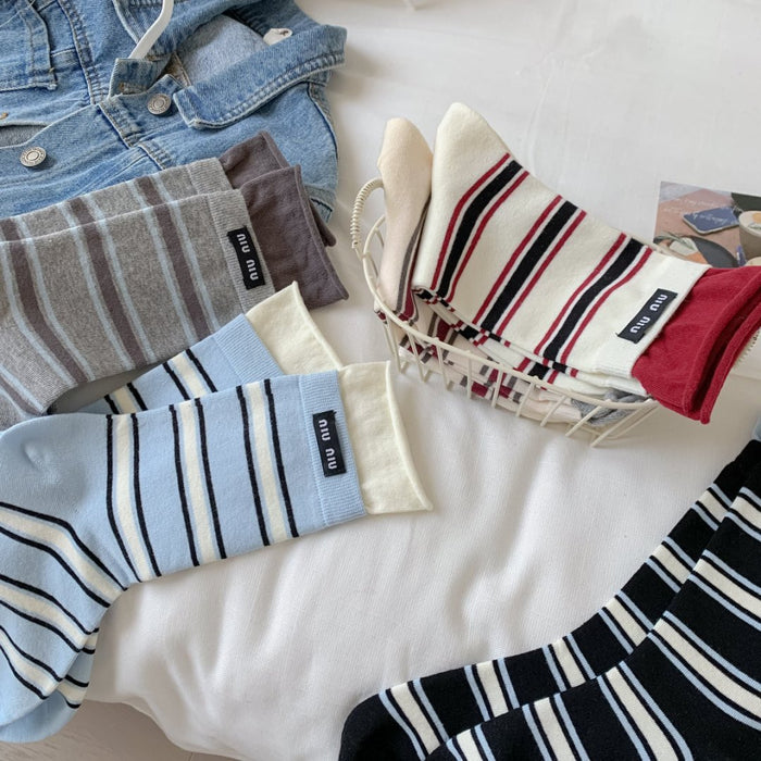 Wholesale Socks pile socks striped socks casual