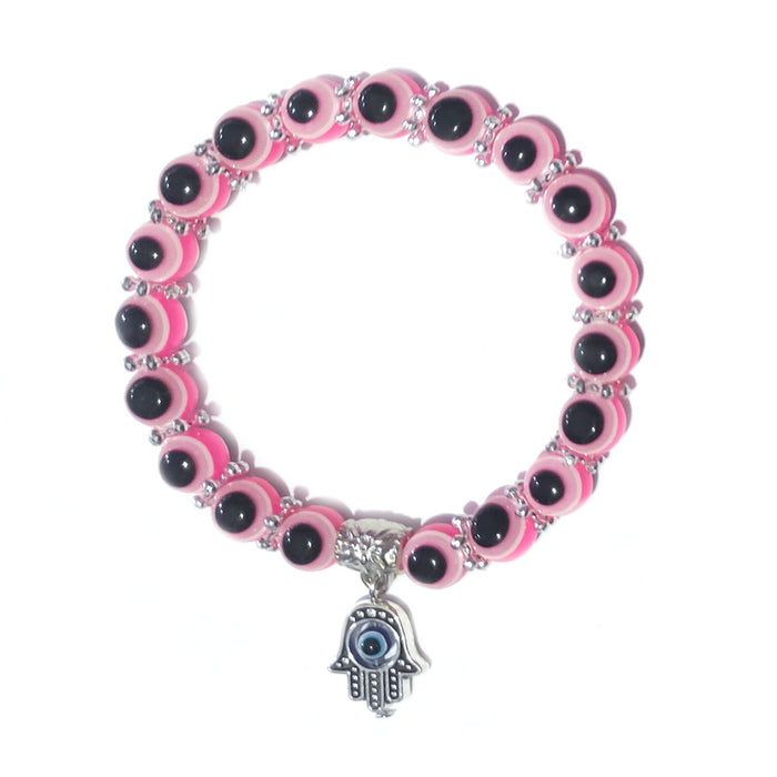 Wholesale Blue Eye Bracelet Palm Devil's Eye Beaded Bracelet