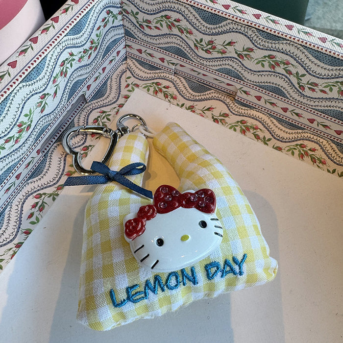 Wholesale Cute Cartoon Funny Kitten Keychain Pendant,  Soft and Able