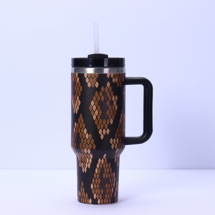 Wholesale 304 Stainless Steel 40oz Insulated Tumbler with Straw Portable Travel Cup MOQ≥2