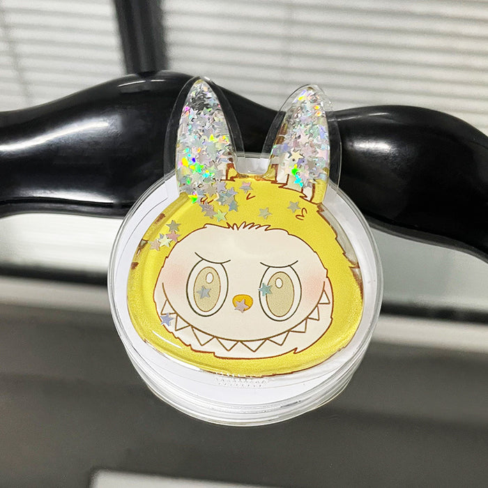 Wholesale Creative Flowing Sand Soft Pack Cartoon Phone Stand