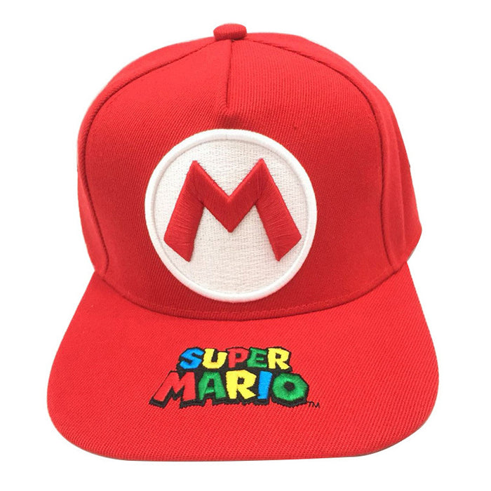 Wholesale New Hat Cosplay Performance Mario Flat Brim Baseball Cap JDC-FH-SXQ001