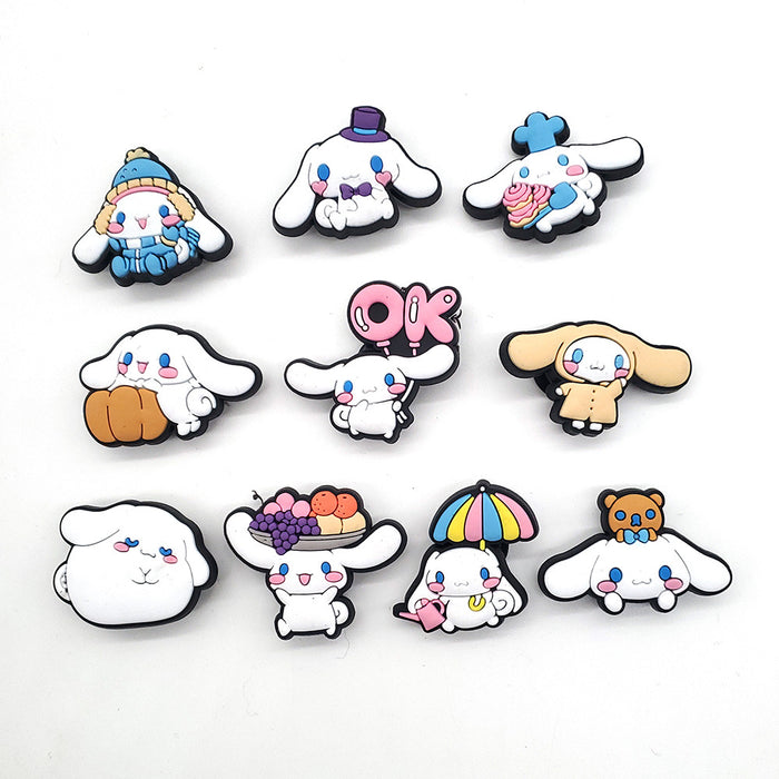 Wholesale 10PCS Cartoon PVC Hole Shoes Shoe Buckle JDC-SC-WanX001